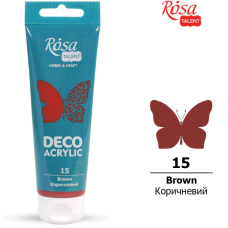 АКРИЛ для декору "ROSA TALENT" /15/ Коричневий, матовий 75 мл (1/4)