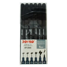 Набір рапідогріфів "Joyko" /DP-298S/ (0,1;0,3;0,5;0,8;2,0;BR) 6шт/наб (1/24/288)