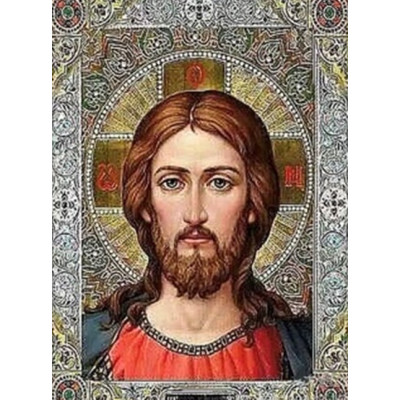 Алмазна мозаїка "Go to art" /177441/ "Ісус Христос" 40*50 см 