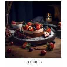 Зошит уч. "Школярик" 96арк.== /3367L/ "Delicious desserts" УФ-лак (дівчинка) (5/50)