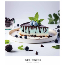 Зошит уч. "Школярик" 96арк.== /3367L/ "Delicious desserts" УФ-лак (дівчинка) (5/50)