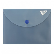Папка-конверт на кнопці B7 "Yes" /492331/ "Fusion" синій (10/200)