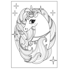 Розмальовка А4/12стор "1В" /742805/ "Unicorn Єдиноріг 2" (1/100)