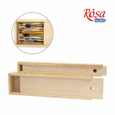 Пенал для пензликів ПК2 /35*4,9*3/ дерев'яний ROSA Studio