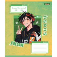 Зошит уч. "1B" 12арк.// /768121/ "Follow Anime" (25/500)
