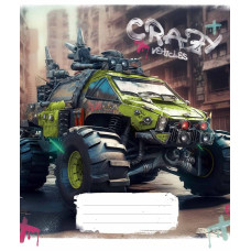 Зошит уч. "Школярик" 36арк.== /3283L/ "Monster trucks (Авто-монстри)" ВД-лак (хлопчик) (20/120)