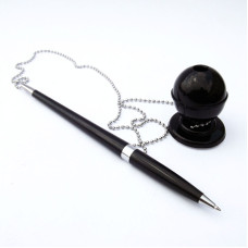 Ручка кулькова "ECONOMIX" /Е10128/ "DESK PEN"  з ланцюжком (50)