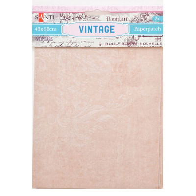 Папір для пакування подарунків та декупажу "Santi" /952475/ Vintage, 2 арк. 40*60 см (1/50/200)