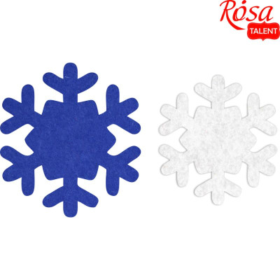 Заготовка "Rosa Talent" /851/ "Сніжинки 4" 5+5шт, 7*8см/6*7см