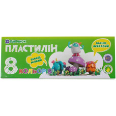 Пластилін "Барвінок" 8кол. /6-431/ 160гр (1/20/80)