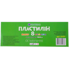 Пластилін "Барвінок" 8кол. /6-431/ 160гр (1/20/80)