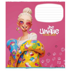 Зошит уч. "Школярик" 24арк.== /3455L/ "Be unique " виб.УФ-лак (дівчинка) (25/200)