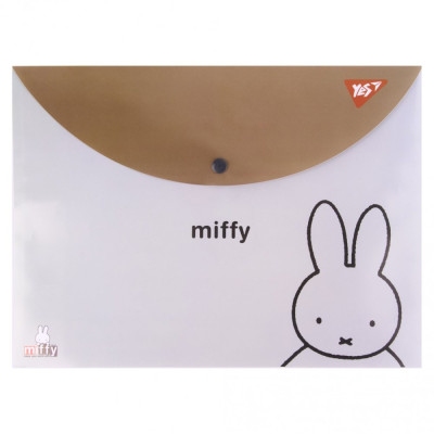 Папка-конверт на кнопці А4 "Yes" /492294/ "Miffy" (1/12/150)