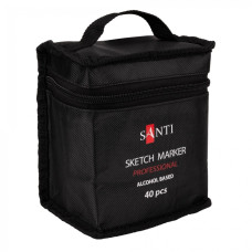 Набір скетч маркерів "Santi" /390778/ 40 кол. спиртові, у сумці (1/18)