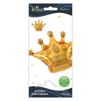 Кулька фольгована "Pelican" /836125/ Корона золота,74 см
