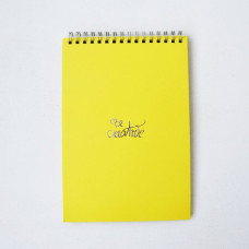 Блокнот A6/64 "4PROFI" /903504/ ## "Title office" yellow, зверху спіраль, кол.вн.блок, мат/лам, тиснення 70г.