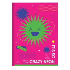 Блокнот А6/176арк. "Рюкзачок" /ТП-10/ «CREAZY NEON», тв. лам.обкл., # 60г/м2, мікс (1/10)