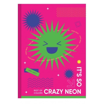 Блокнот А6/176арк. "Рюкзачок" /ТП-10/ «CREAZY NEON», тв. лам.обкл., # 60г/м2, мікс (1/10)