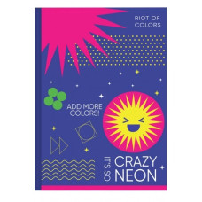 Блокнот А6/176арк. "Рюкзачок" /ТП-10/ «CREAZY NEON», тв. лам.обкл., # 60г/м2, мікс (1/10)