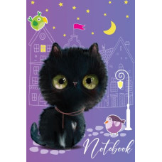 Блокнот А6/176арк. "Рюкзачок" /ТП-10/ «CUTE CATS», тв. лам.обкл., # 60г/м2, мікс (1/10)