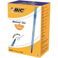 Ручка кулькова "BIC" Round Stic /893212/921403/ синя (60/540)