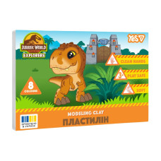 Пластилін 8 кол. 160г "Yes" /540728/ JURASSIC WORLD (1/30) Пластилін 8 кол. 160г "Yes" /540728/ JURASSIC WORLD (1/30)