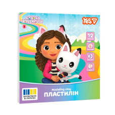 Пластилін 12 кол. 240г "Yes" /540729/ Gabby Dollhouse (1/20)