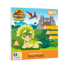Пластилін 12 кол. 240г "Yes" /540730/ JURASSIC WORLD (1/20) Пластилін 12 кол. 240г "Yes" /540730/ JURASSIC WORLD (1/20)