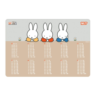 Підкладка настільна "YES" /492410/ Miffy табл. множ. (1/10/200)