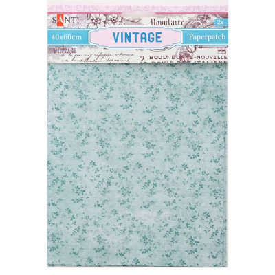 Папір для пакування подарунків та декупажу "Santi" /952483/ Vintage, 2 арк. 40*60 см (1/50/200)