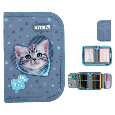 Пенал "Kite" /SP25-622H-3/ 1 від., 2 відв., з наповненням 622H-3 Studio Pets (1/42)