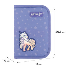 Пенал "Kite" /LP25-622H/ 1 від., 2 відв., з наповненням 622H My Little Pony (1/42)
