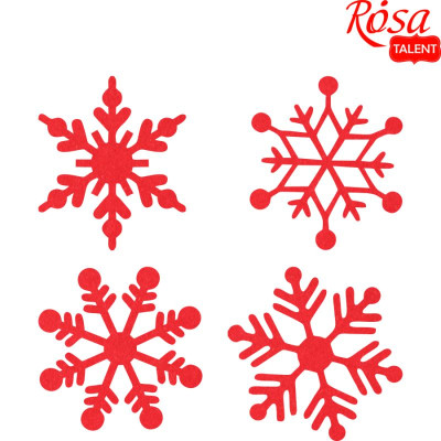 Заготовка "Rosa Talent" /820/ "Сніжинки 1" 8шт, 7*8см