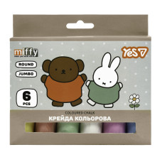 Крейда кольорова 6 шт. "YES" /400570/ "Miffy" JUMBO (1/12/72)