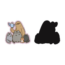 Магніти фігурні "YES" /708547/   "Pusheen", 3 шт (1/10/500)