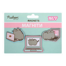Магніти фігурні "YES" /708549/   "Pusheen", 3 шт (1/10/500)