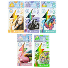 Олівці кольорові "Acmeliae" 60 кол. /43582/ трикутні , металік/классік/неон/пастель/тонкі, 5*12кол. (1/32)
