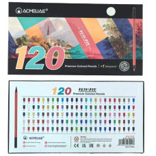 Олівці кольорові "Acmeliae" 120 кол. /9402A-120/  Master,  чорне дерево (1/10)