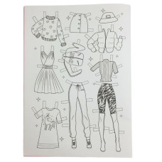 Набір для творчості А4/12 стор.+наклейки А5 "Апельсин" /АЦ-07/ "Fashion Stylist",УФ-лак, МІКС (12)