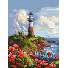 Картина за номерами "Ідейка" /KHO2790/ "Мальовничий край" 30*40см