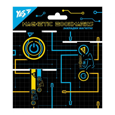 Закладки магнітні "YES" /707730/ Ultrex , 3шт. (10/50/500)