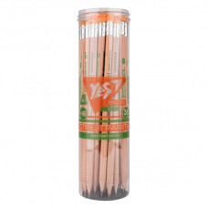 Олівець пр. "YES" /280622/ трикутний з ласт. у пл. тубі "ECO Pencil Erudite", 36 шт/уп (36/432)
