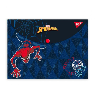 Папка-конверт на кнопці А4 "YES" /492024/ Marvel.Spiderman (1/12/60)