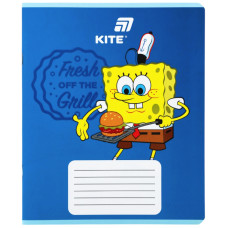 Зошит уч. "Kite" 12арк.# /SB26-232/ софт тач + УФ лак, SpongeBob SquarePants (25/600)
