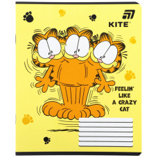 Зошит уч. "Kite" 12арк.# /GF26-232/ софт тач + УФ лак, Garfield Retro/Classic (25/600)