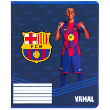 Зошит уч. "Kite" 12арк.# /BC26-232/ софт тач + УФ лак, FC Barcelona (25/600)