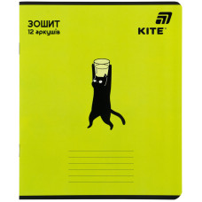 Зошит уч. "Kite" 12арк.== /K26-234/ софт тач + УФ лак об'ємний, KITE (25/600)