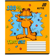 Зошит уч. "Kite" 12арк.== /GF26-234/ софт тач + УФ лак, Garfield Retro/Classic (25/600)