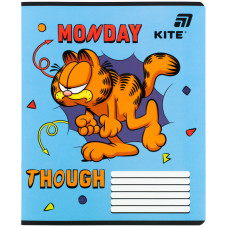 Зошит уч. "Kite" 12арк.== /GF26-234/ софт тач + УФ лак, Garfield Retro/Classic (25/600)