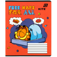 Зошит уч. "Kite" 12арк.== /GF26-234/ софт тач + УФ лак, Garfield Retro/Classic (25/600)